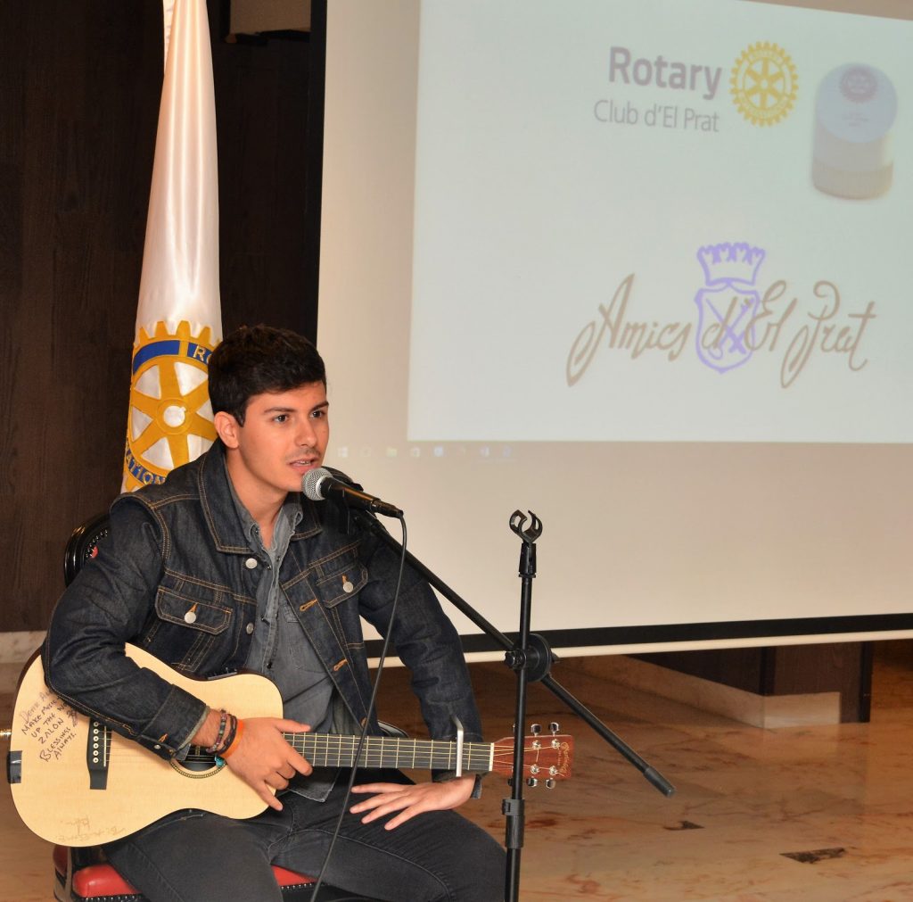 Alfred García durante su intervención