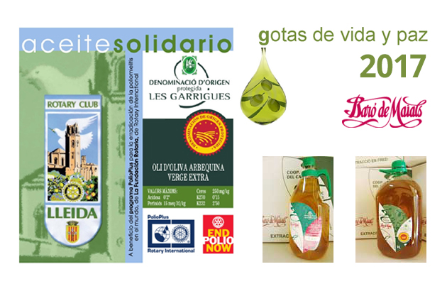 Aceite Solidario Rotary Club de Lleida