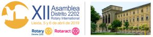 XII Asamblea Distrito 2202 en Lleida, 5 y 6 de abril de 2019