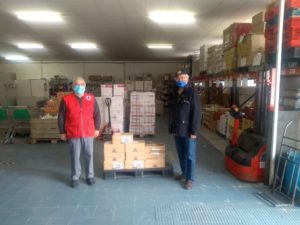 Rotary Club de Caldes Montbui. Donativo a Càritas