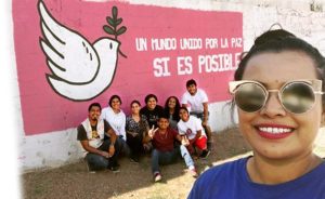 Mural por la paz en Ciudad Juárez, Chihuahua (México)