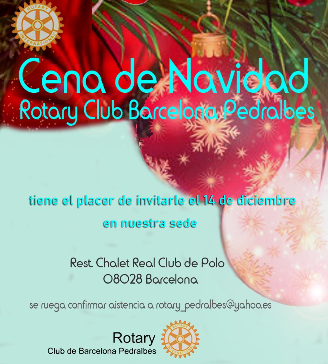 CENA DE NAVIDAD 2022 ROTARY CLUB DE BARCELONA PEDRALBES - Distrito 2202 de  Rotary International